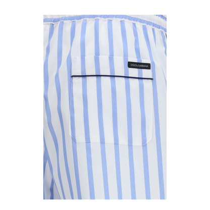 MAYFEYR - Dolce & Gabbana - Striped Poplin Bermuda Shorts - GP1N7TFR52W