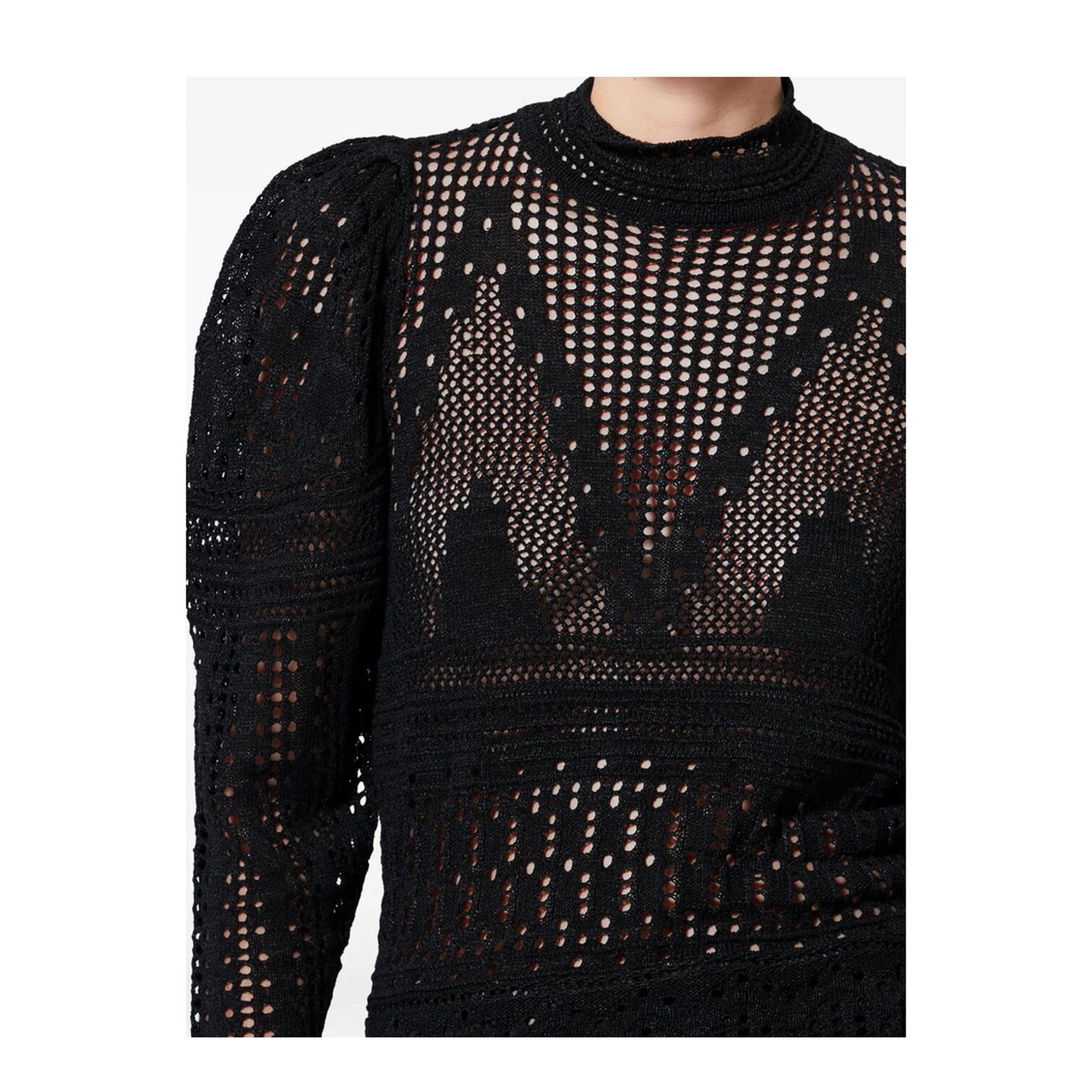 MAYFEYR - Isabel Marant - Dahara Openwork Cotton Sweater - PU0841FAD1L08I