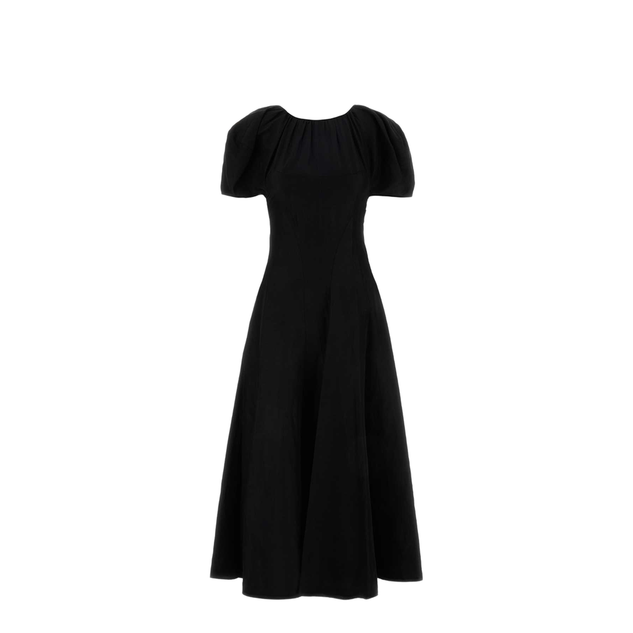 Black Viscose Blend Dress – MAYFEYR