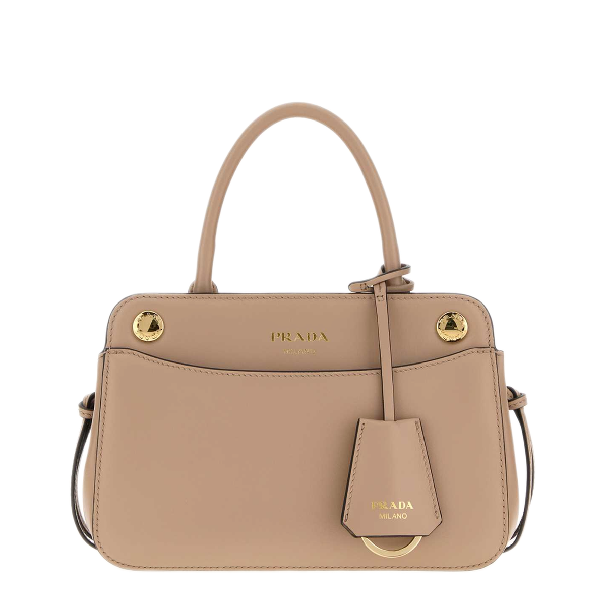 MAYFEYR - Prada - Beige Leather Mini Handbag - 1BA511VTOOASKF0LT6