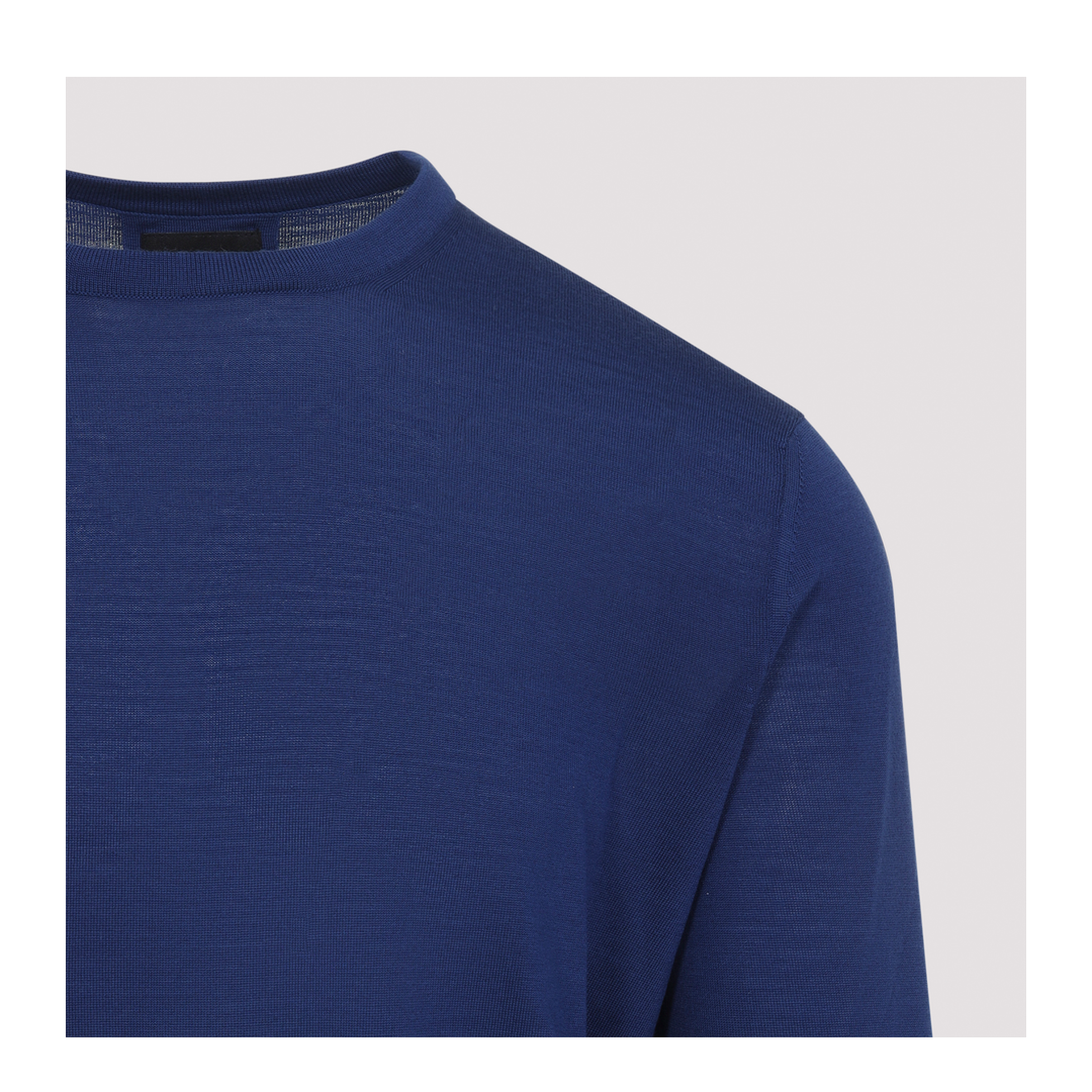 MAYFEYR - GIORGIO ARMANI - Royal Blue Virgin Wool Sweater - 8NSM01SM99ZUB130