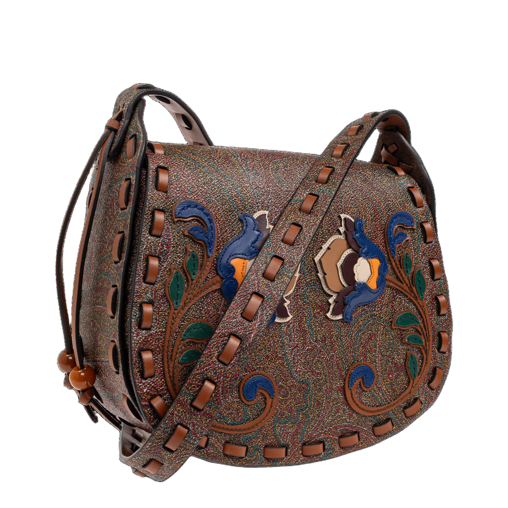 Drya Crossbody Bag with Floral Embroidery