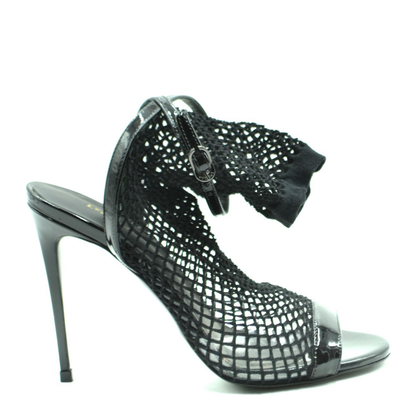 MAYFEYR - LE SILLA - Black Canvas Sandals - 8503Q100