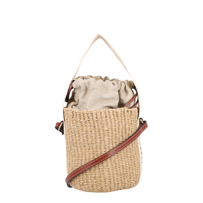 Small Woody Basket in Natural Fibers