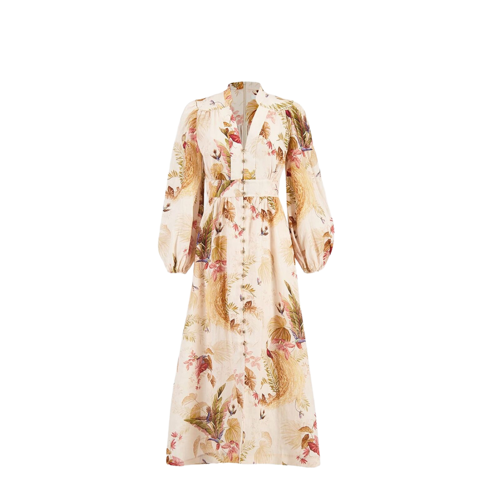 Ascension Printed Linen Dress