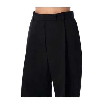 Sharp Wool Pants with Pleats