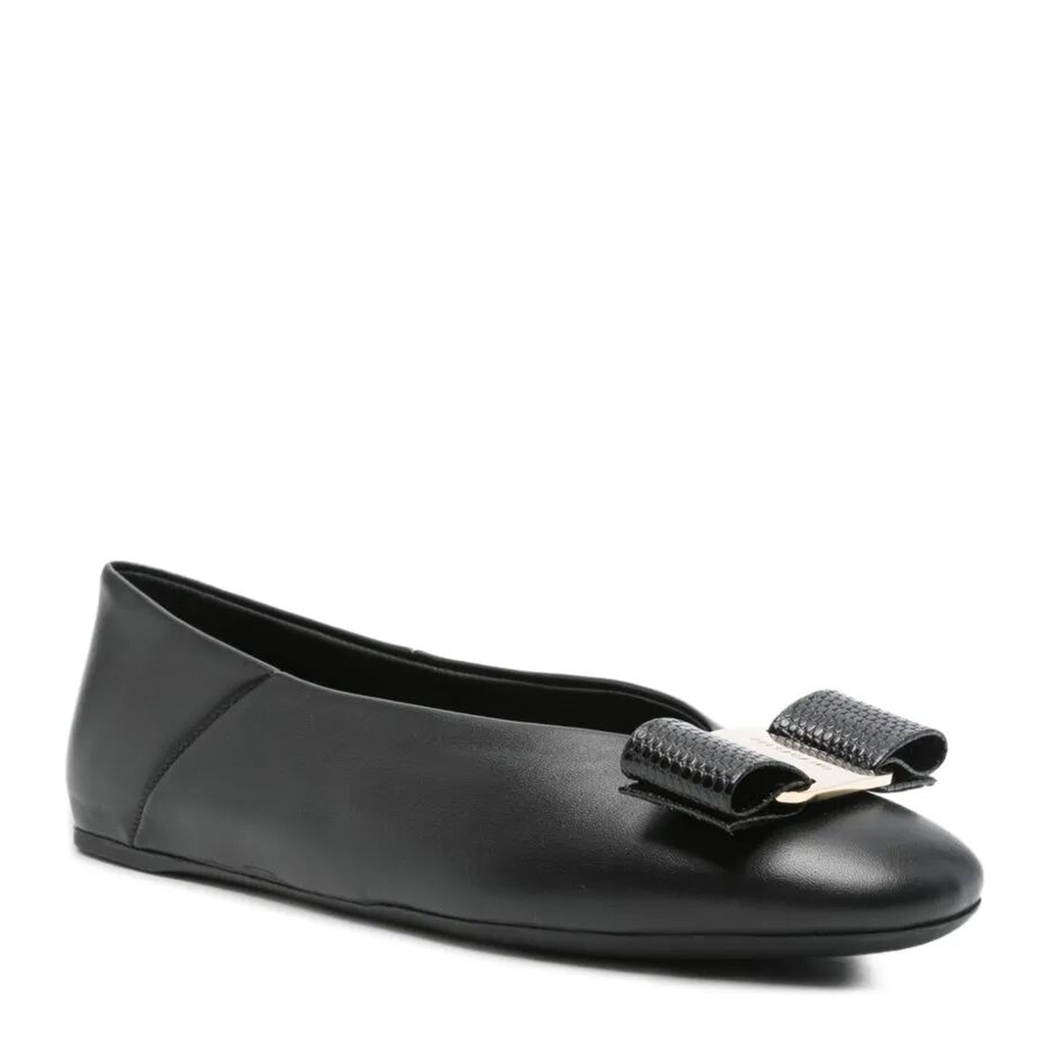 MAYFEYR - Ferragamo - Nappa Leather Vanna Ballerinas - 01K2210782883