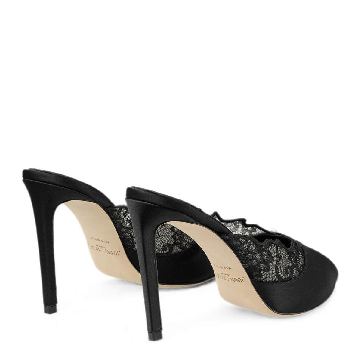 MAYFEYR - Jimmy Choo - Sandals Black - BRIGITTEMULE100WANBLACK/BLACK