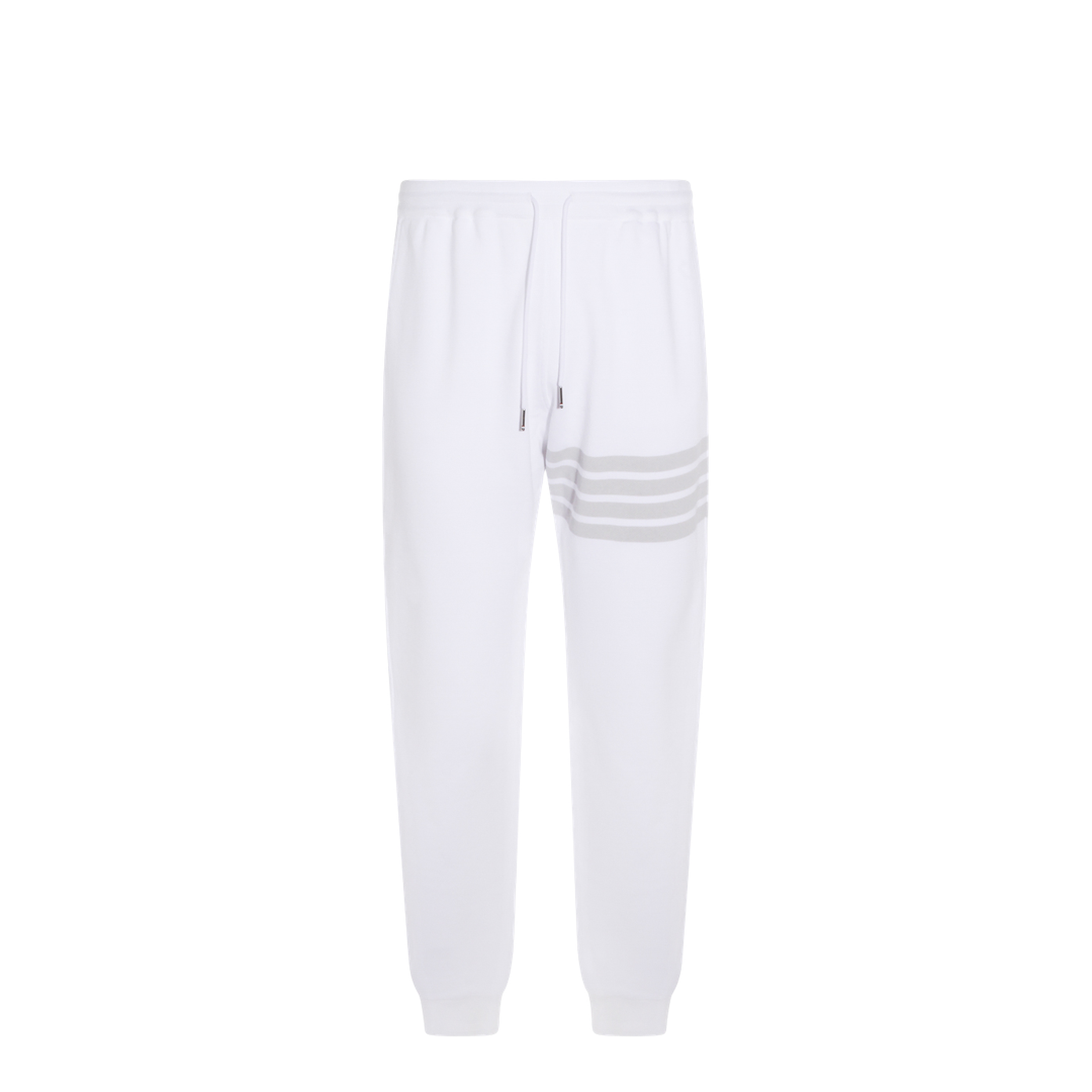 Sweatpants With Overdyed 4 Bar In Solid Loopback