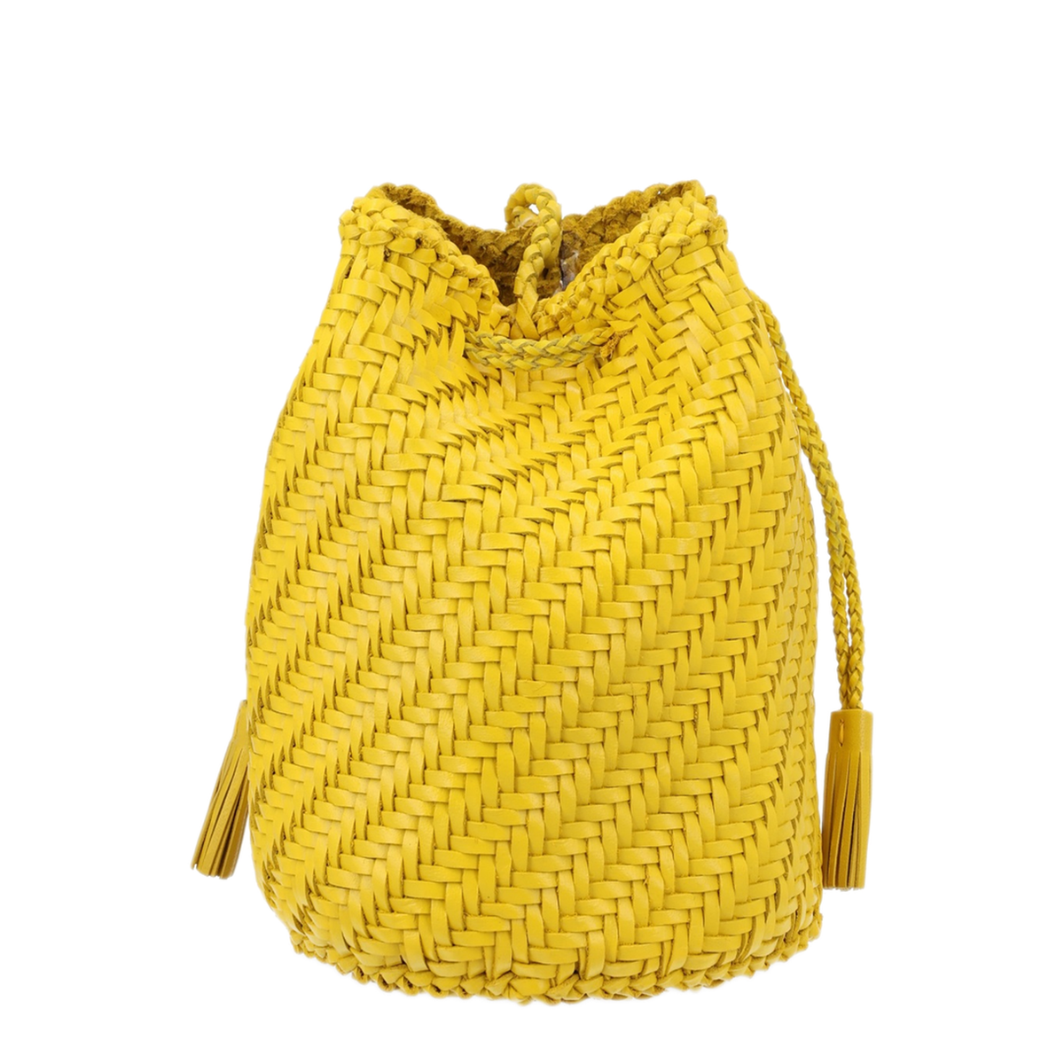 MAYFEYR - Dragon Diffusion - Crossbody Bag Pompom Double Jump Tan - 8838YELLOW