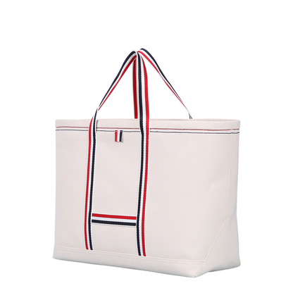 Canvas Stripe Medium Tool Tote