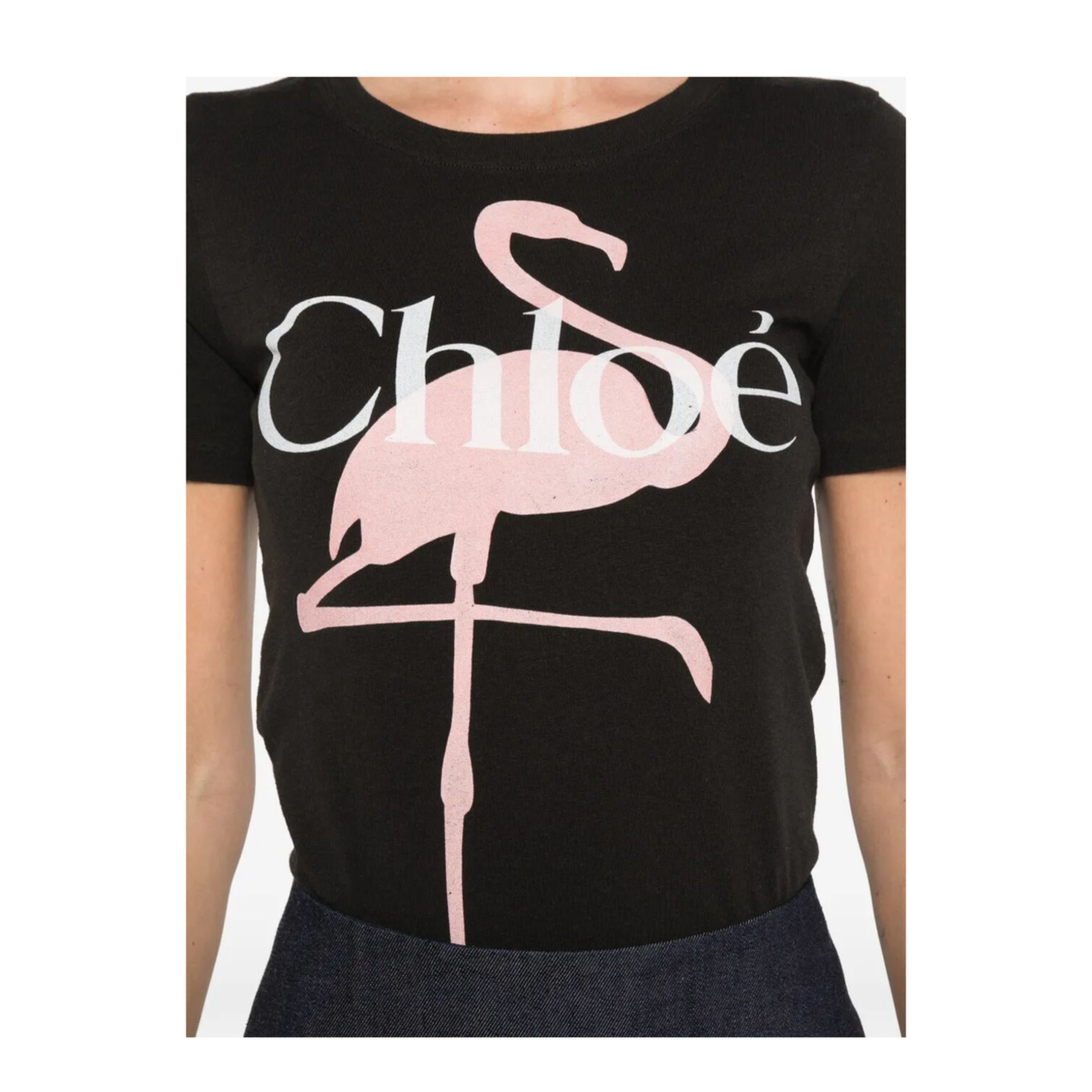 MAYFEYR - Chloè - Fit Printed Cotton Jersey T-Shirt - CH26SJH08194
