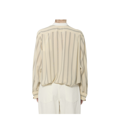 MAYFEYR - The Row - Falco Striped Shirt - 10797W4349WHITEBLACK