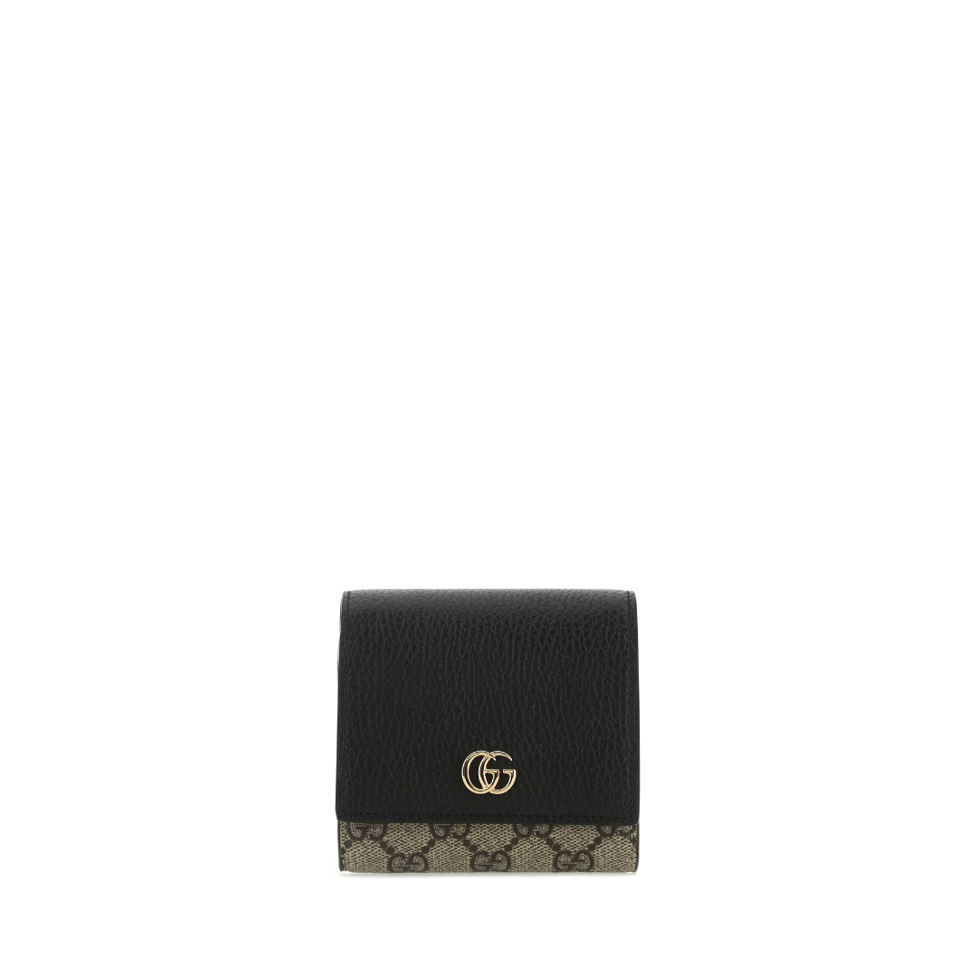 GG Marmont Medium Wallet, Gold Hardware