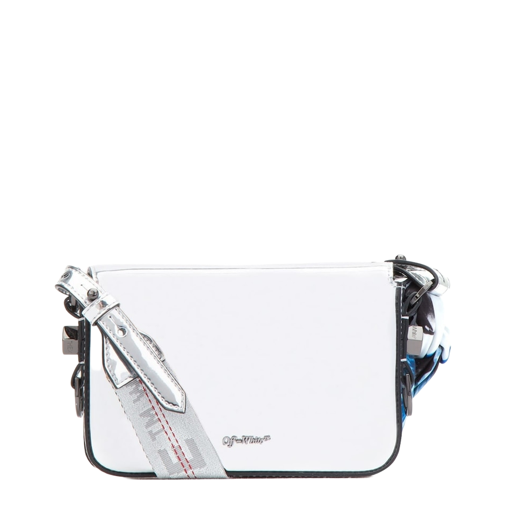 Silver Metal Mirror Mini Shoulder Bag