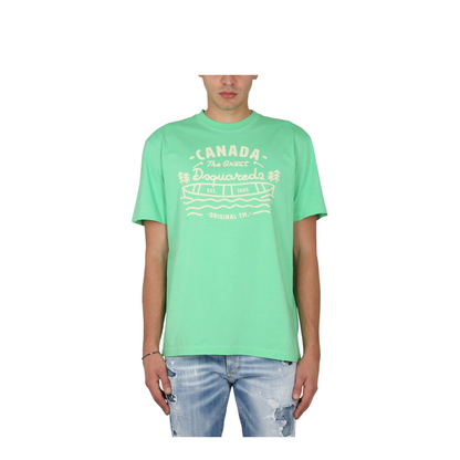 MAYFEYR - Dsquared2 - Logo Print T-Shirt - S74GD1185S22427603