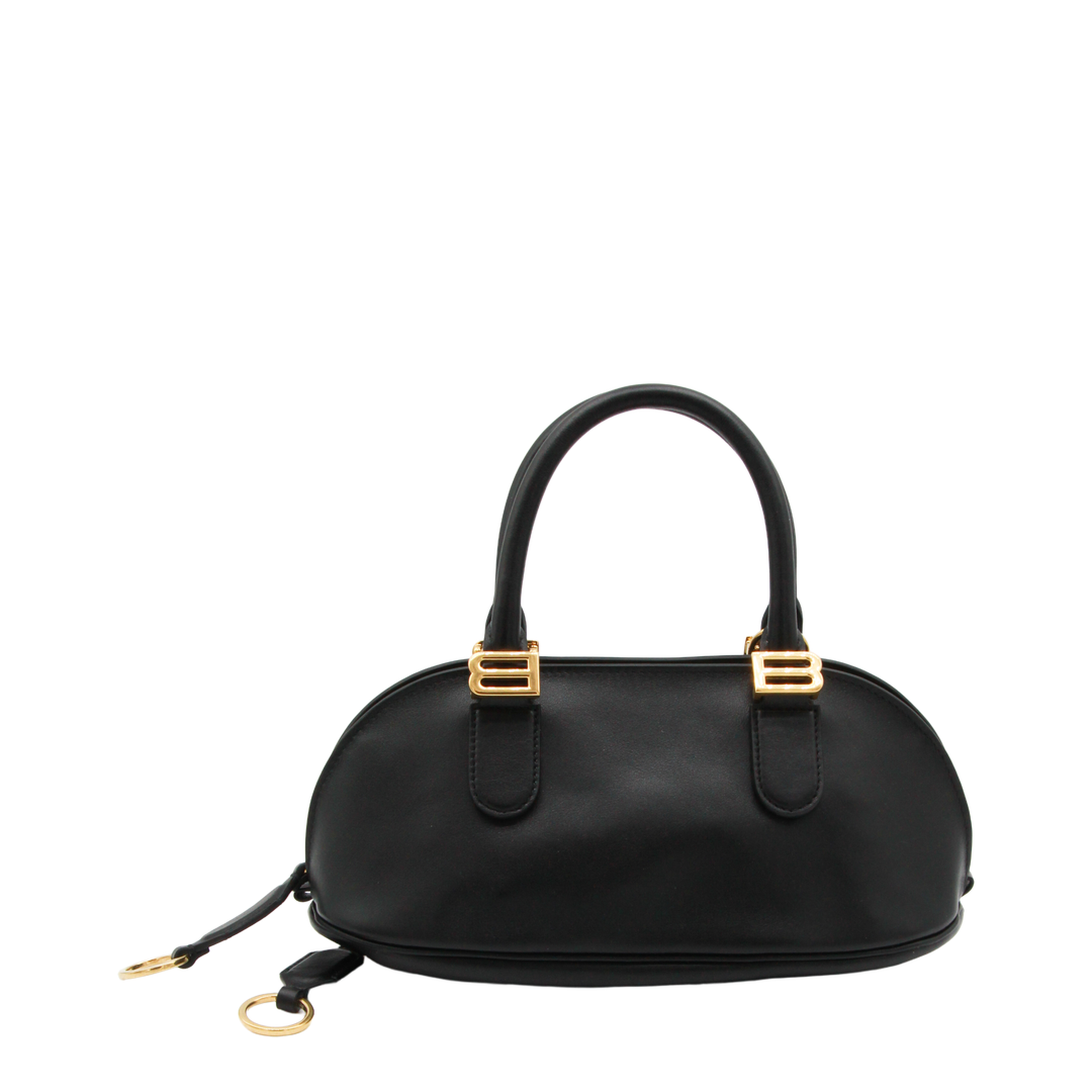 Bolero Mini Smooth Calfskin Bowling Bag - Noir