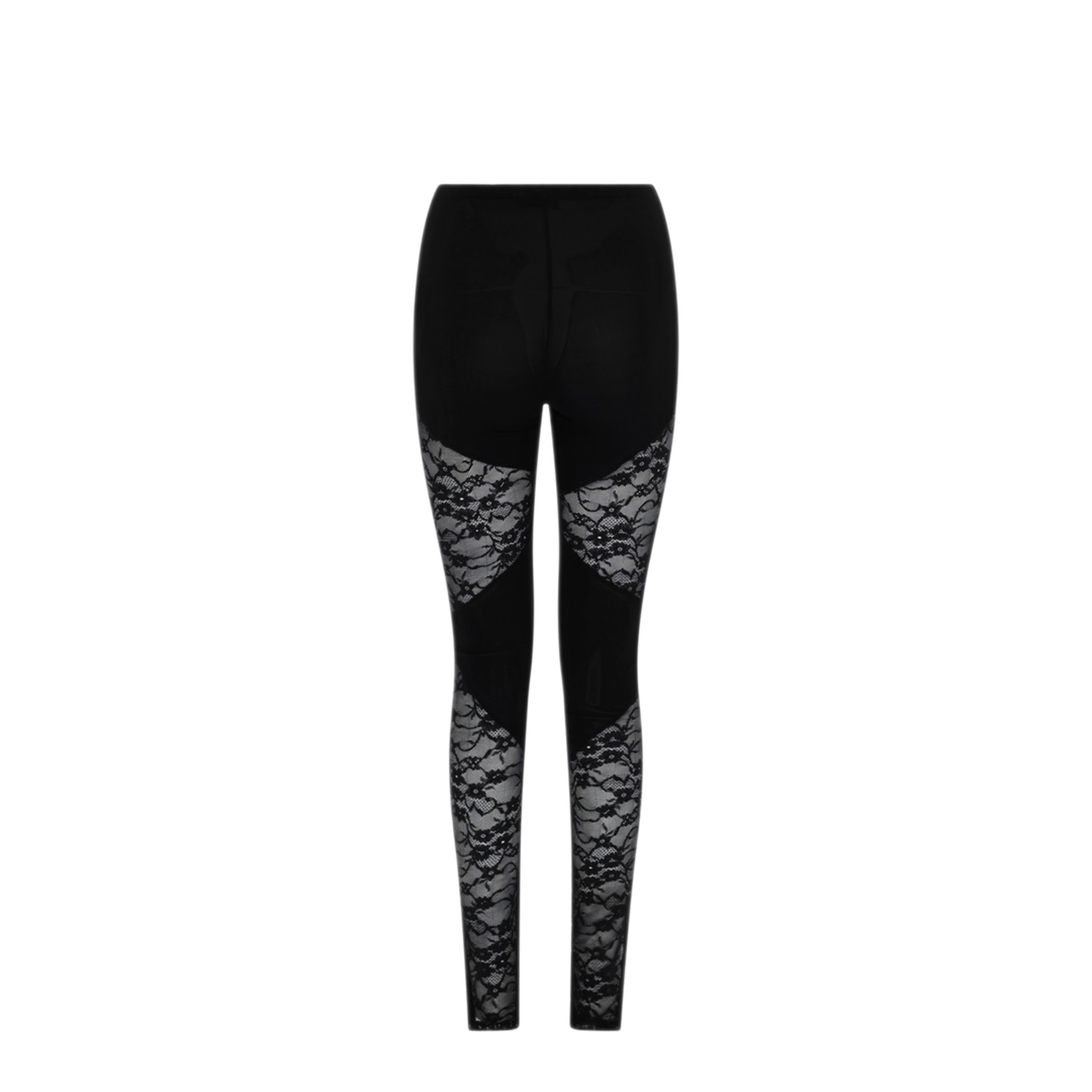 MAYFEYR - NINA RICCI - Patchwork Leggings With Lace Inserts - 26PJPA033VI0550U9000