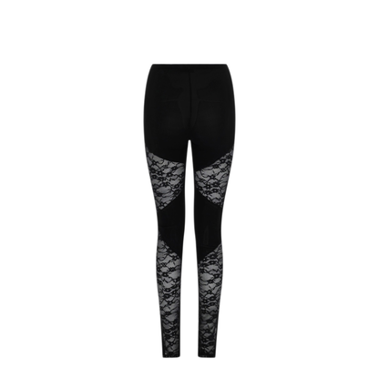 MAYFEYR - NINA RICCI - Patchwork Leggings With Lace Inserts - 26PJPA033VI0550U9000