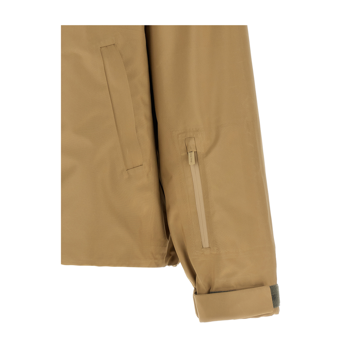 MAYFEYR - Miu Miu - Beige Tech Fabric Windbreaker - ML1373SOOO1V94F0065
