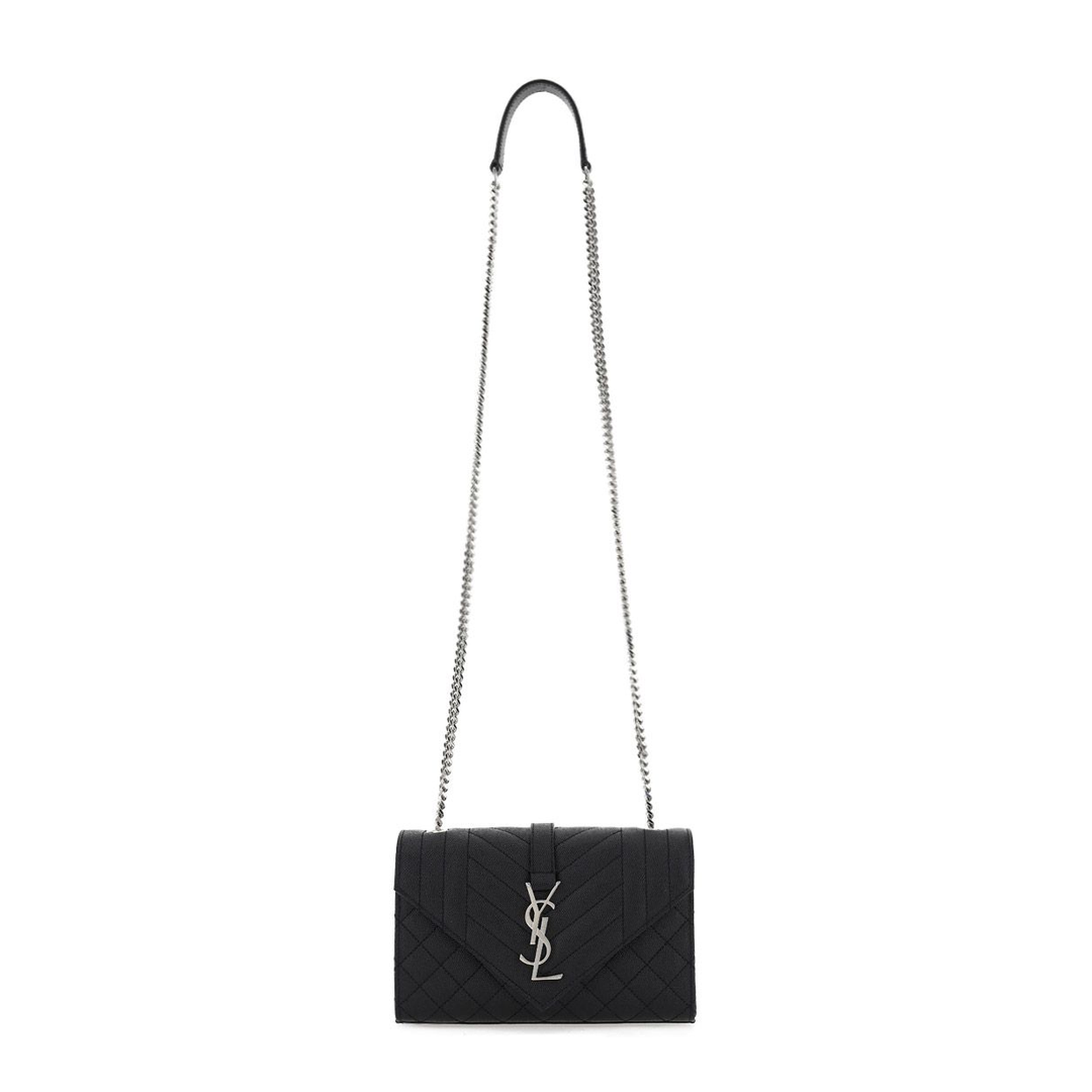 Black Leather Shoulder Bag
