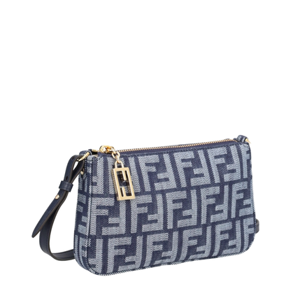 Blue Baguette Mini Clutch