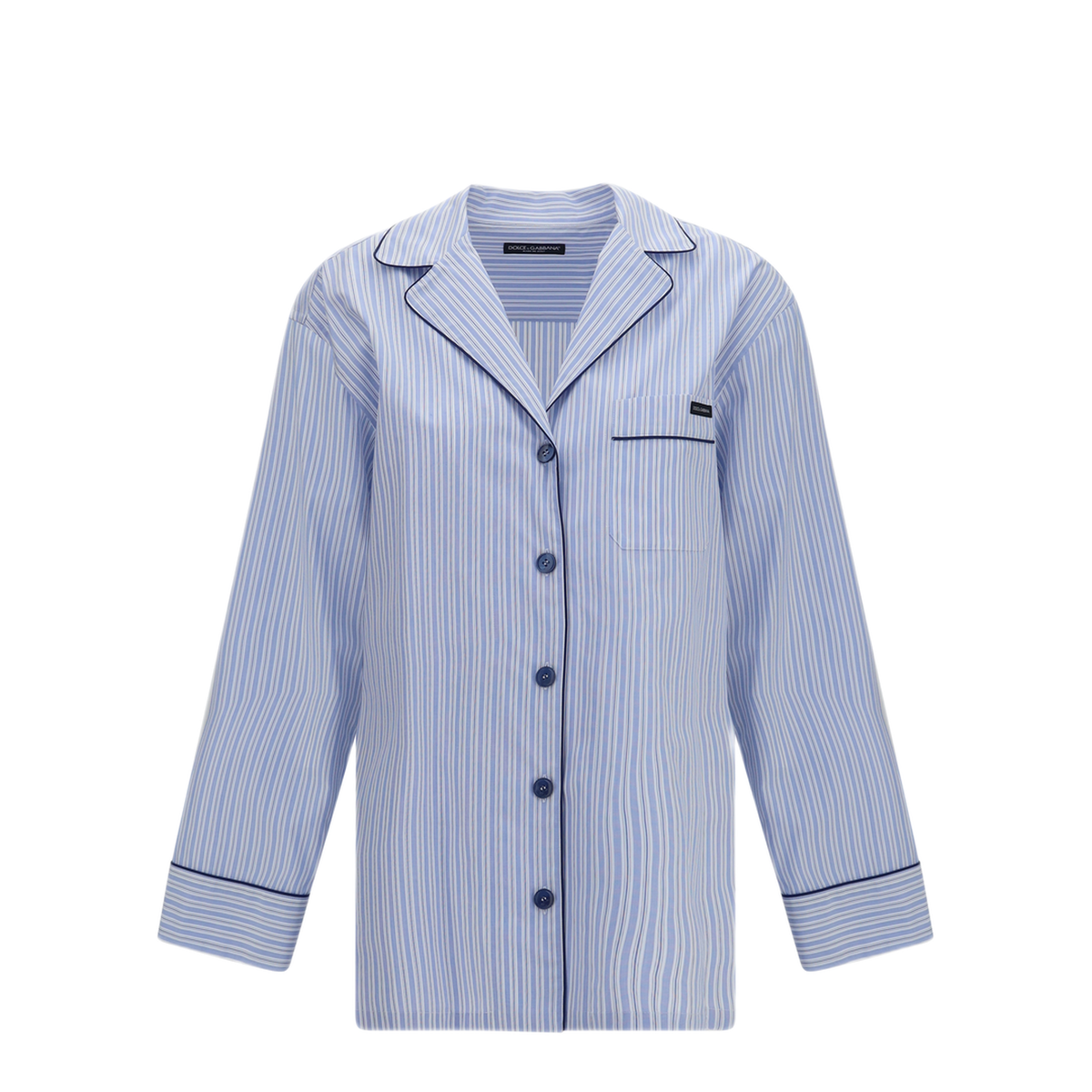 MAYFEYR - Dolce & Gabbana - Embroidered Cotton Blend Shirt - F5U37TFR510S8051
