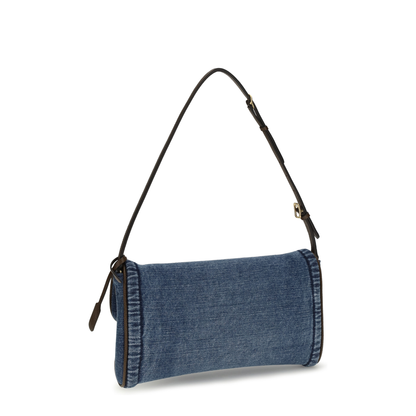 MAYFEYR - Valentino - Small Shoulder Bag In Denim - 8W0B0T31AXQ