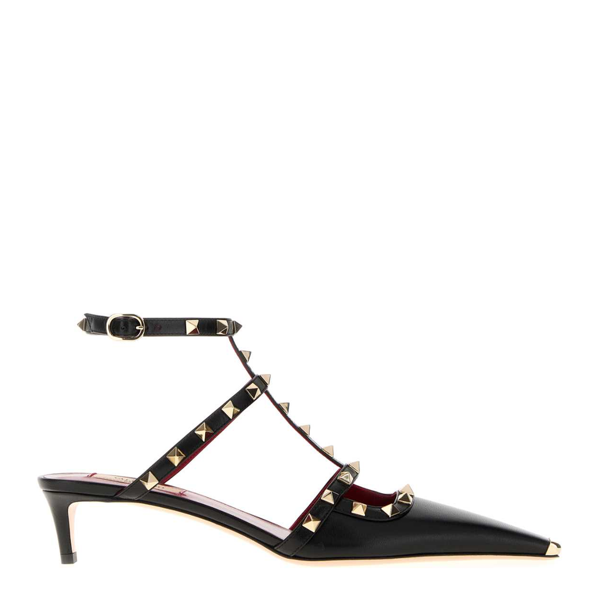 MAYFEYR - Valentino - Ankle Strap Rockstud Pumps - 9W2S0PV0WZD0NO