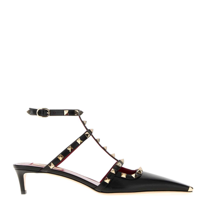 MAYFEYR - Valentino - Ankle Strap Rockstud Pumps - 9W2S0PV0WZD0NO