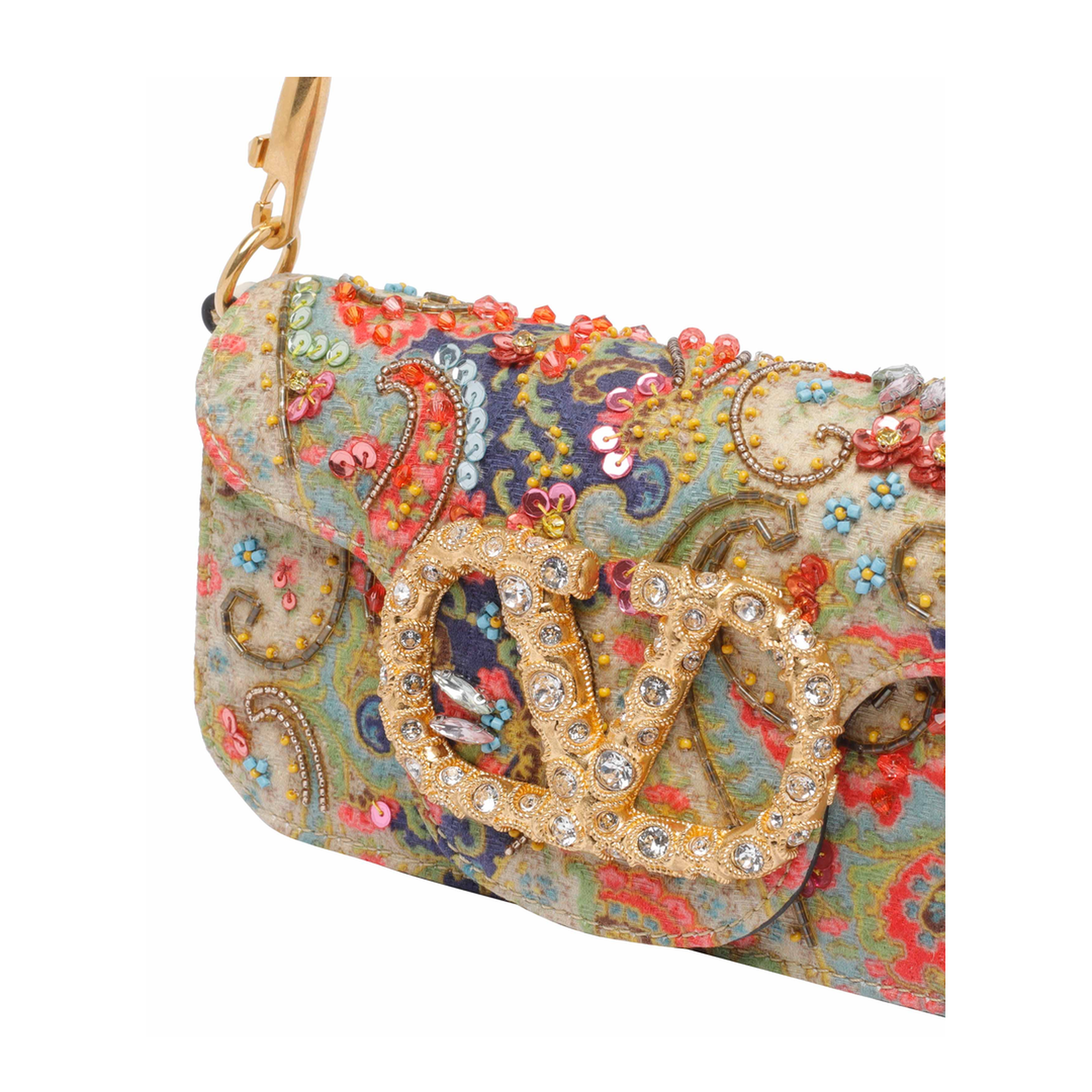 Multicolor Small Loco Shoulder Bag