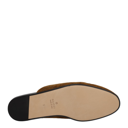 Horsebit Mule Brown Suede