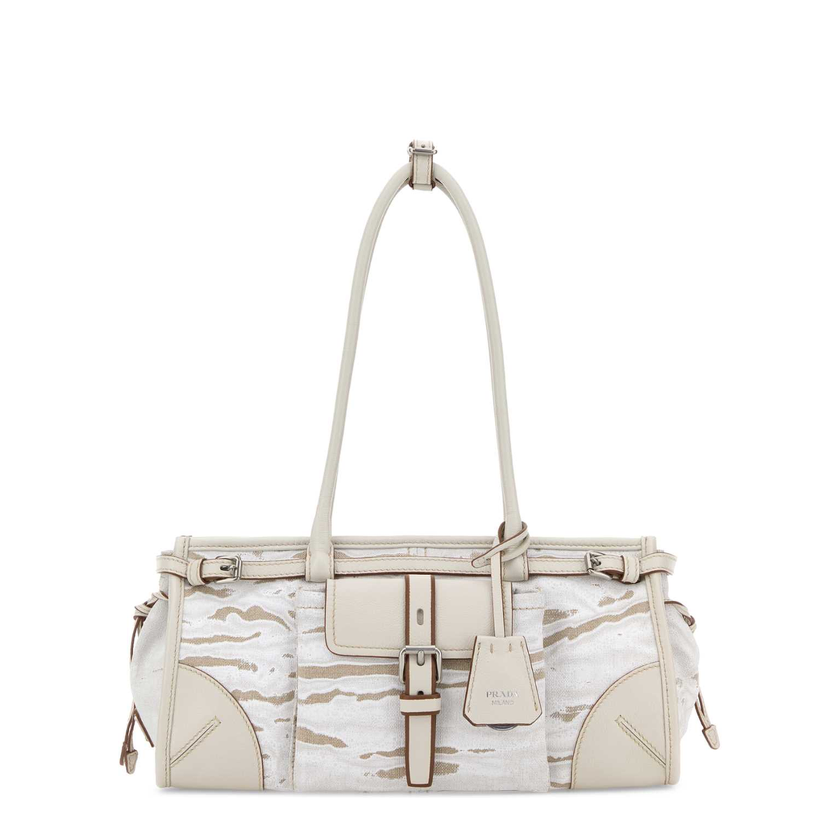 MAYFEYR - Prada - Printed Canvas Medium Bonnie Shoulder Bag - 1BA426VOTM2FPTF0009