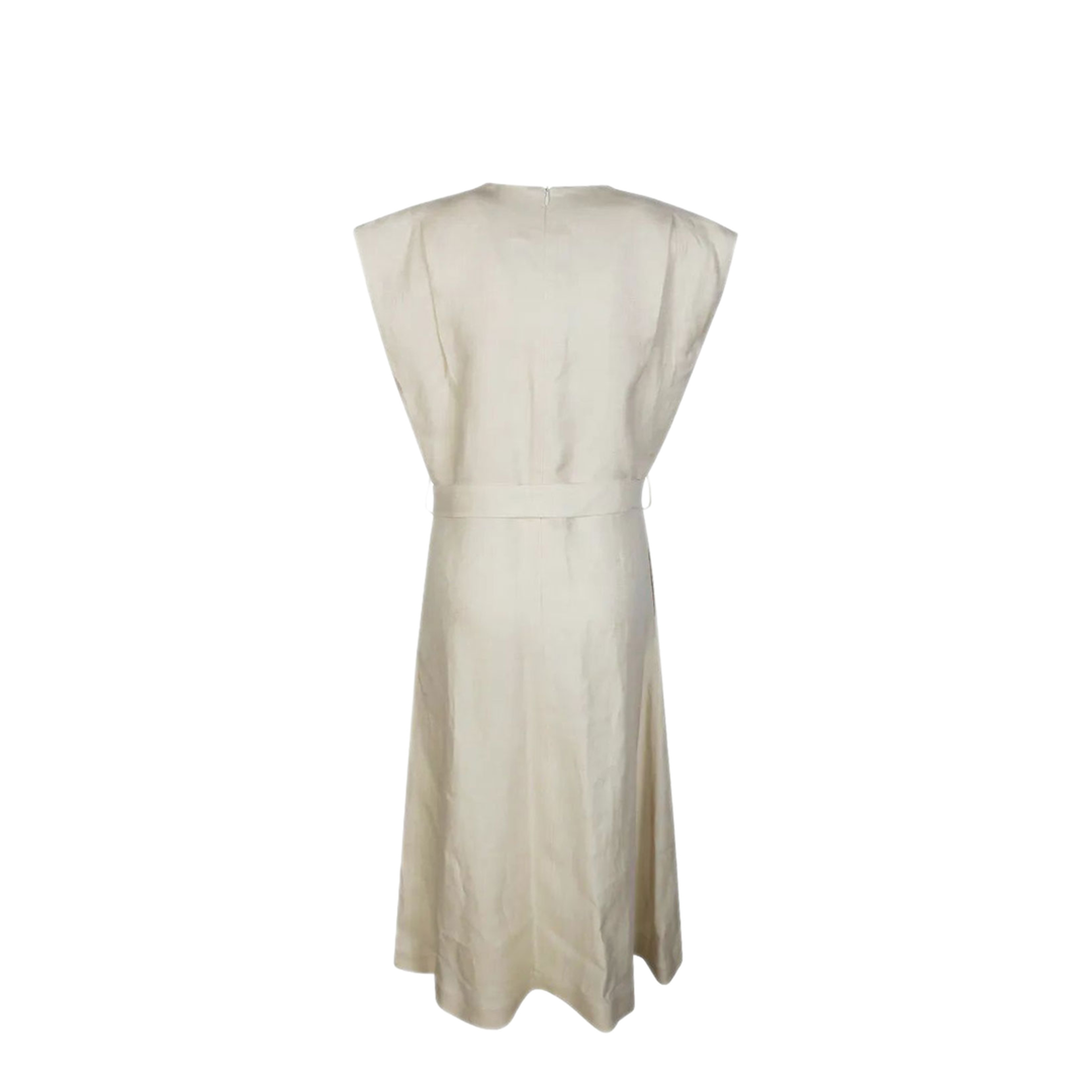 MAYFEYR - INCOTEX - Lia V Neck Belted Midi Dress - 5D1033L7058020