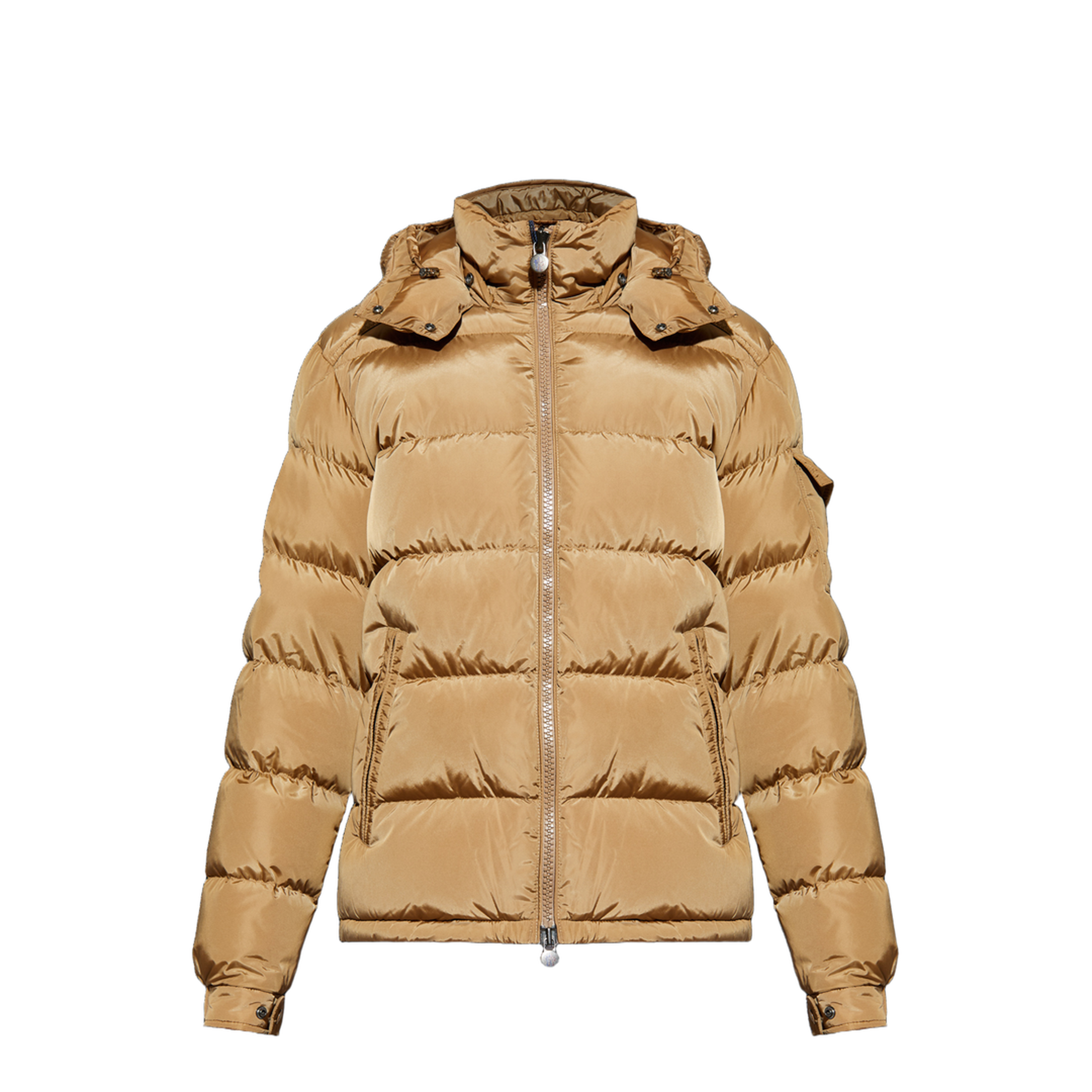 Brown Maya Matte Short Down Jacket