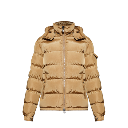 Brown Maya Matte Short Down Jacket