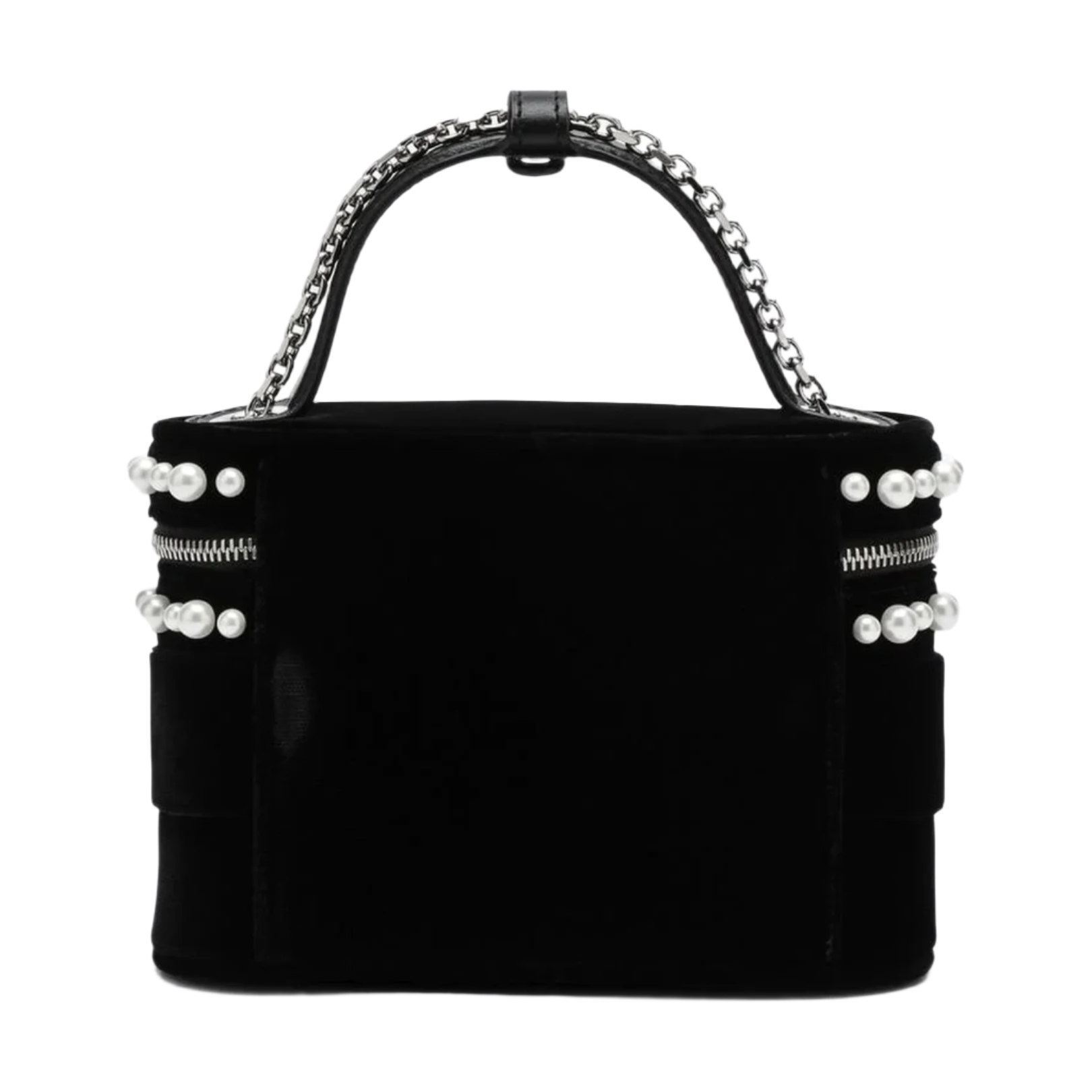 Velvet Vanity Bag With Beads Rhinestone Buckle – MAYFEYR