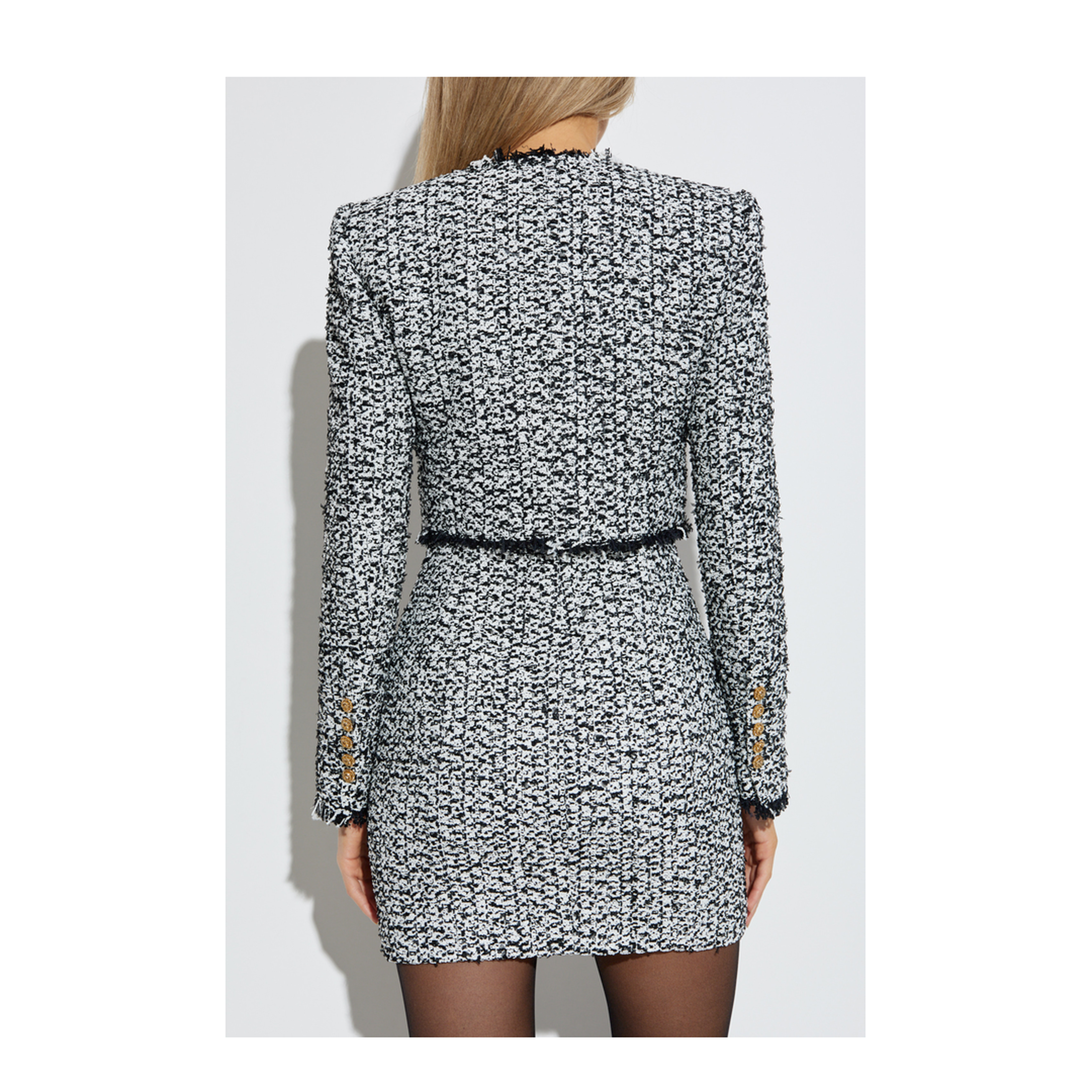 Veste Courte Tweed Jacket