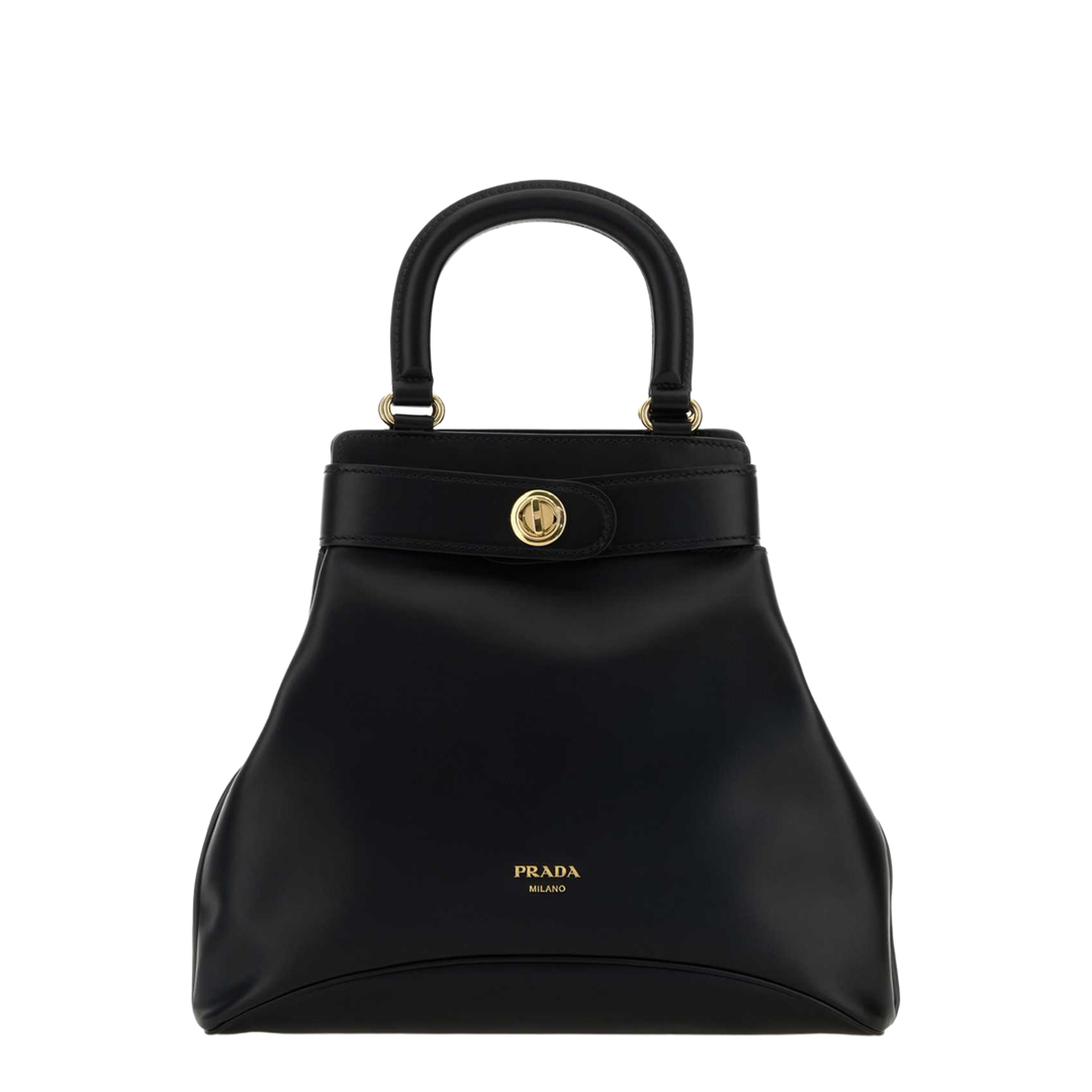 Black Medium Carey Leather Bag