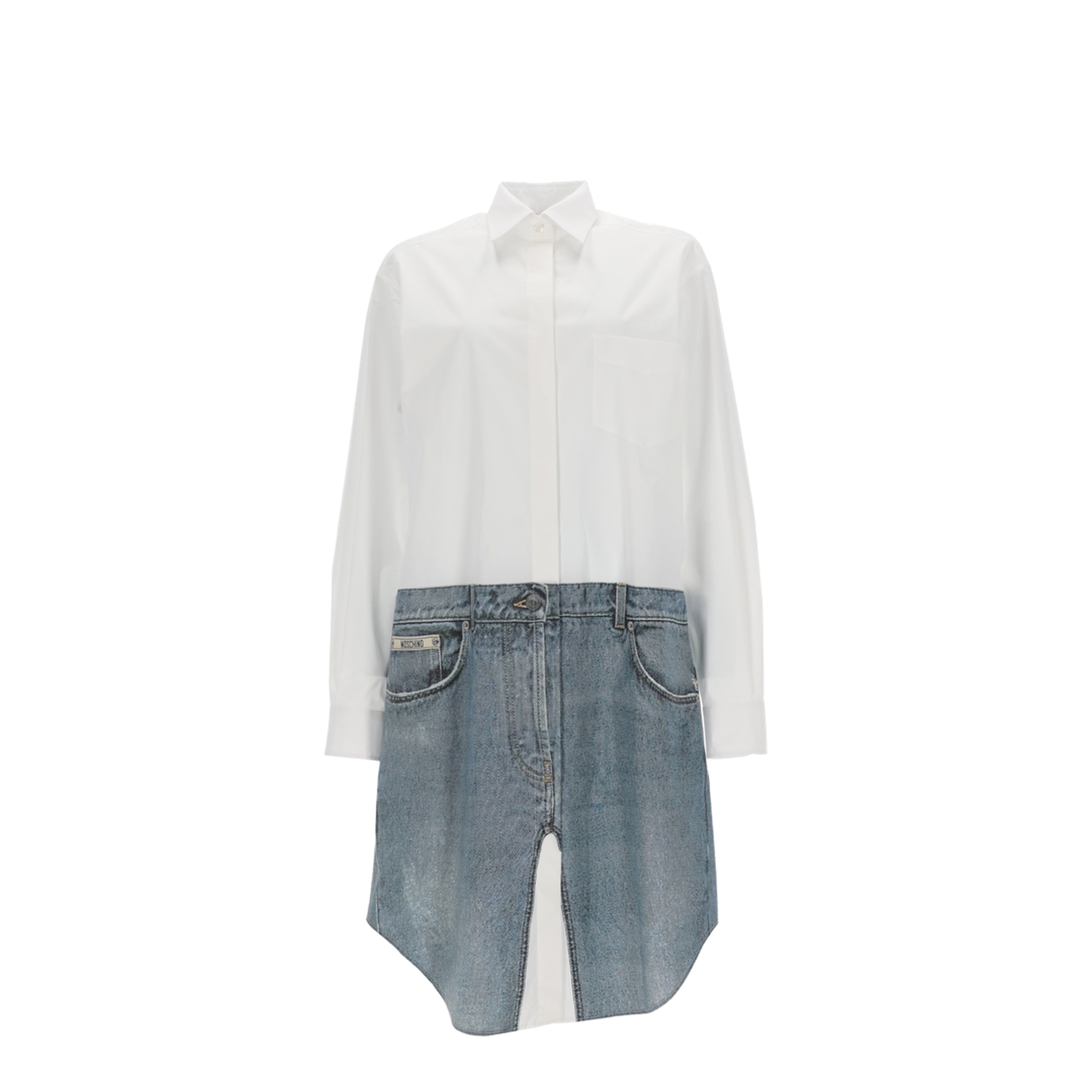 Printed Stretch Cotton Poplin Dress