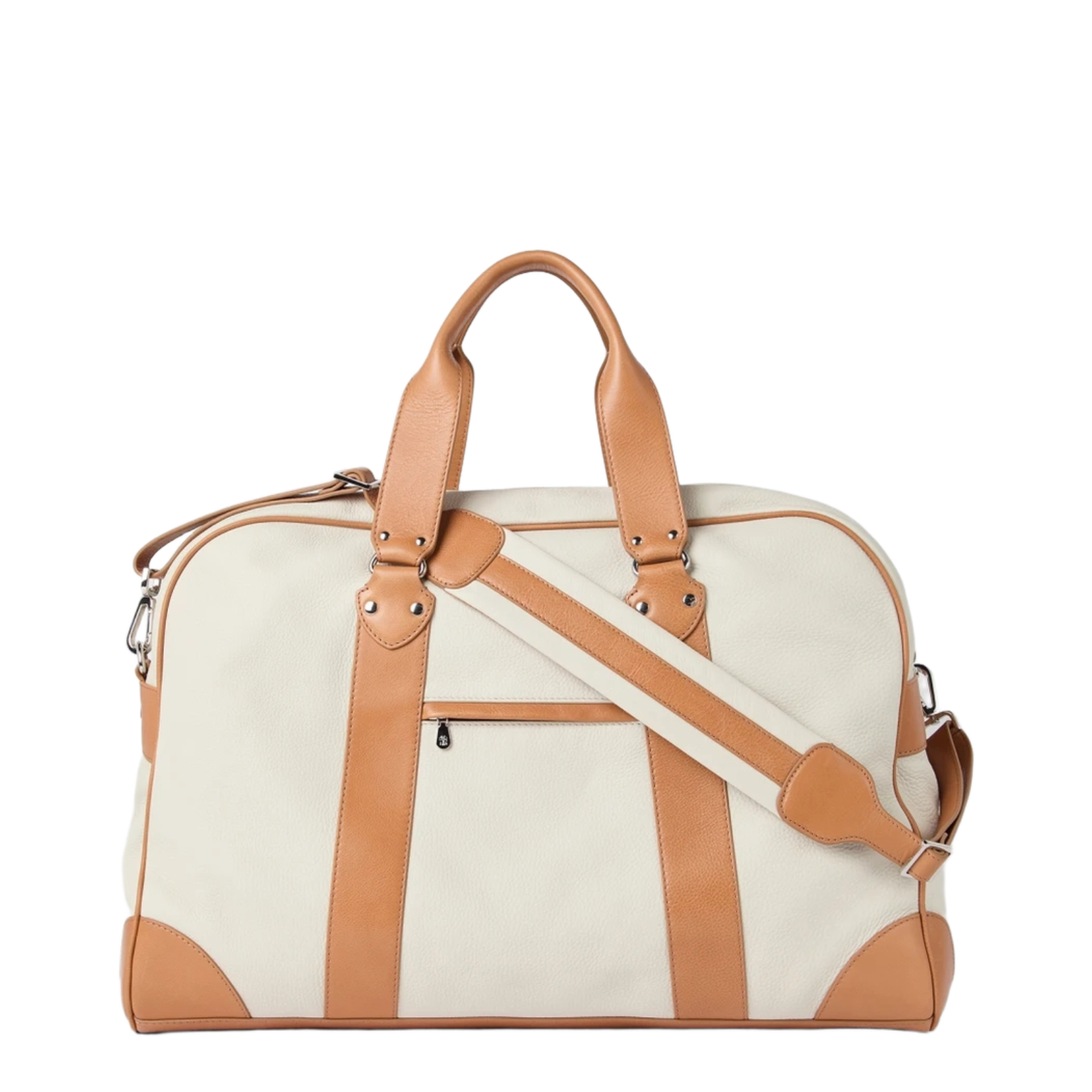 Grained Calfskin Street Bag in Ivory