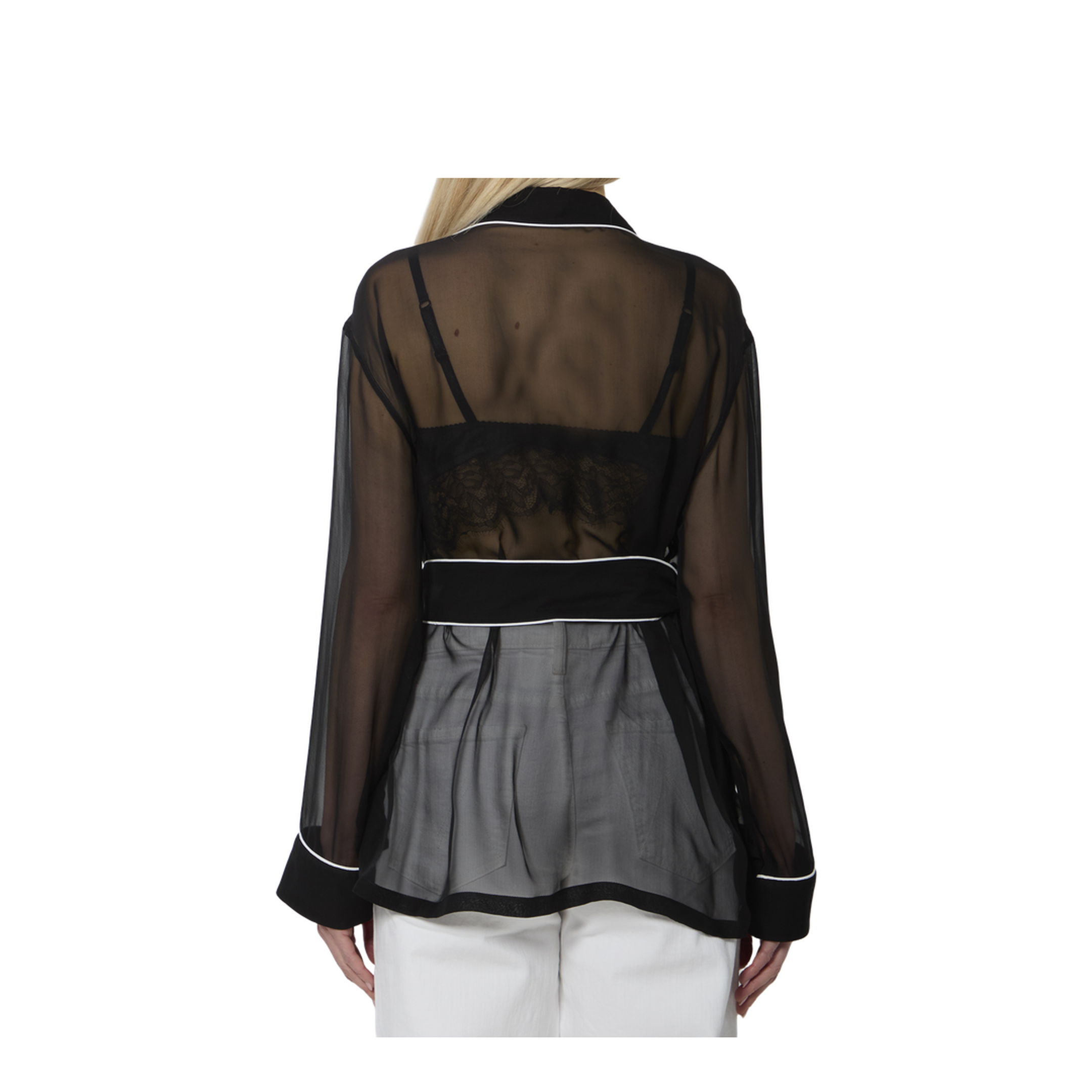 MAYFEYR - Dolce & Gabbana - Vanity Chiffon Shirt - F5U33TFU1ATN0000