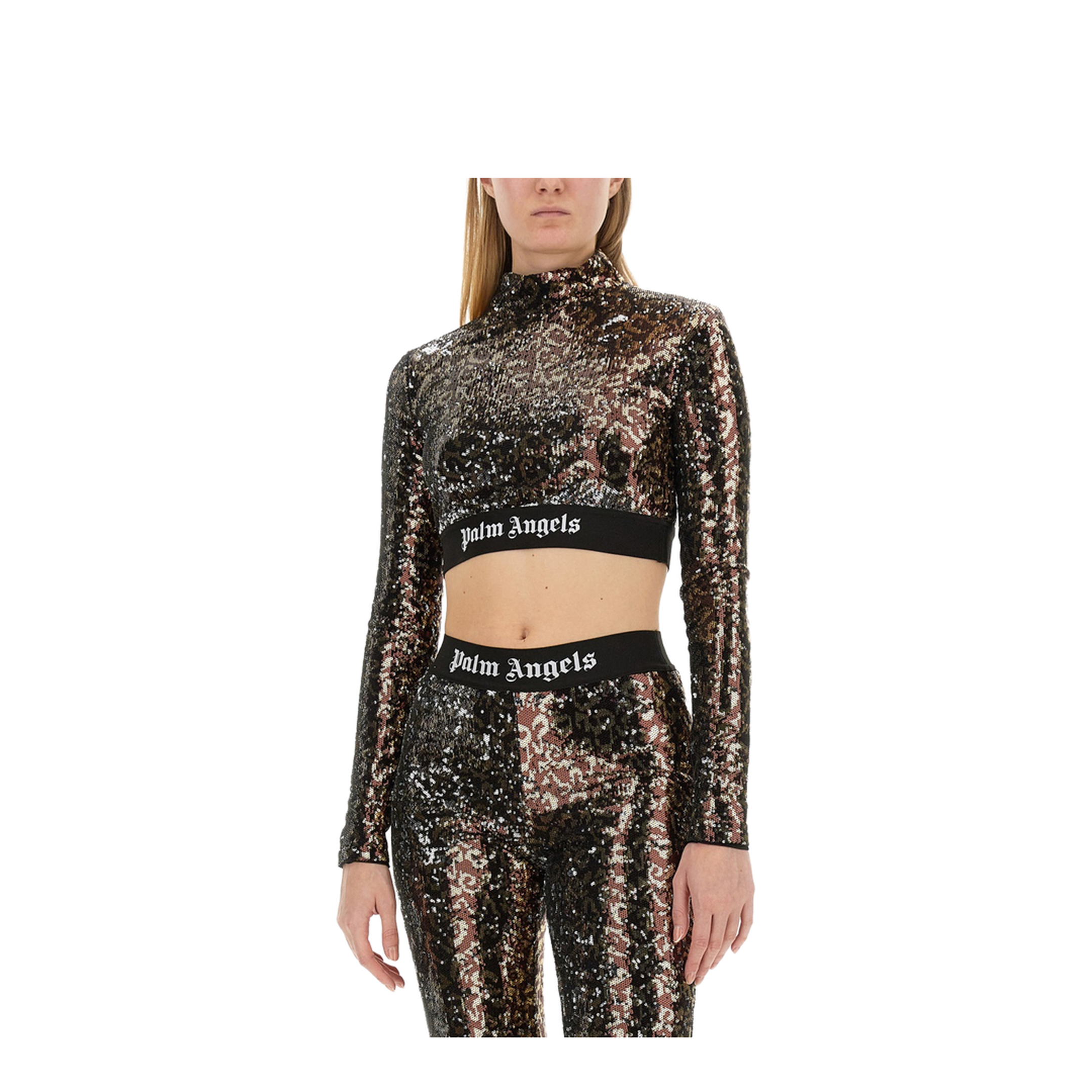 MAYFEYR - Palm Angels - Sequined Top - PWAB038F23FAB0016010