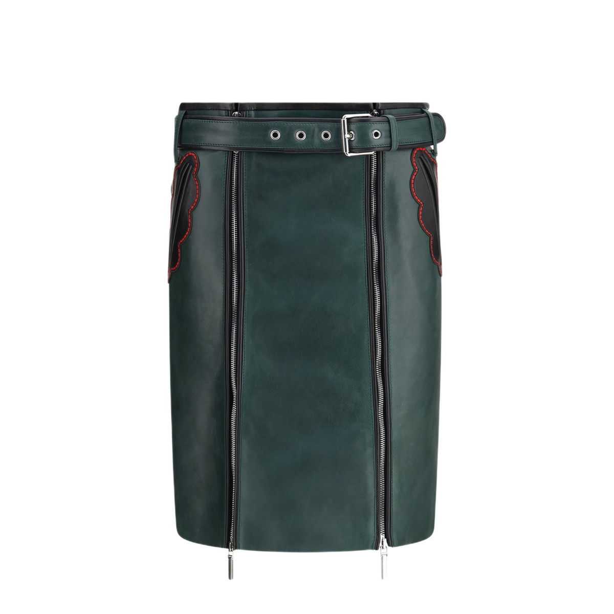 MAYFEYR - Marni - Leather Skirt With Belt And Pockets - GOMX0872QUULA77000V98