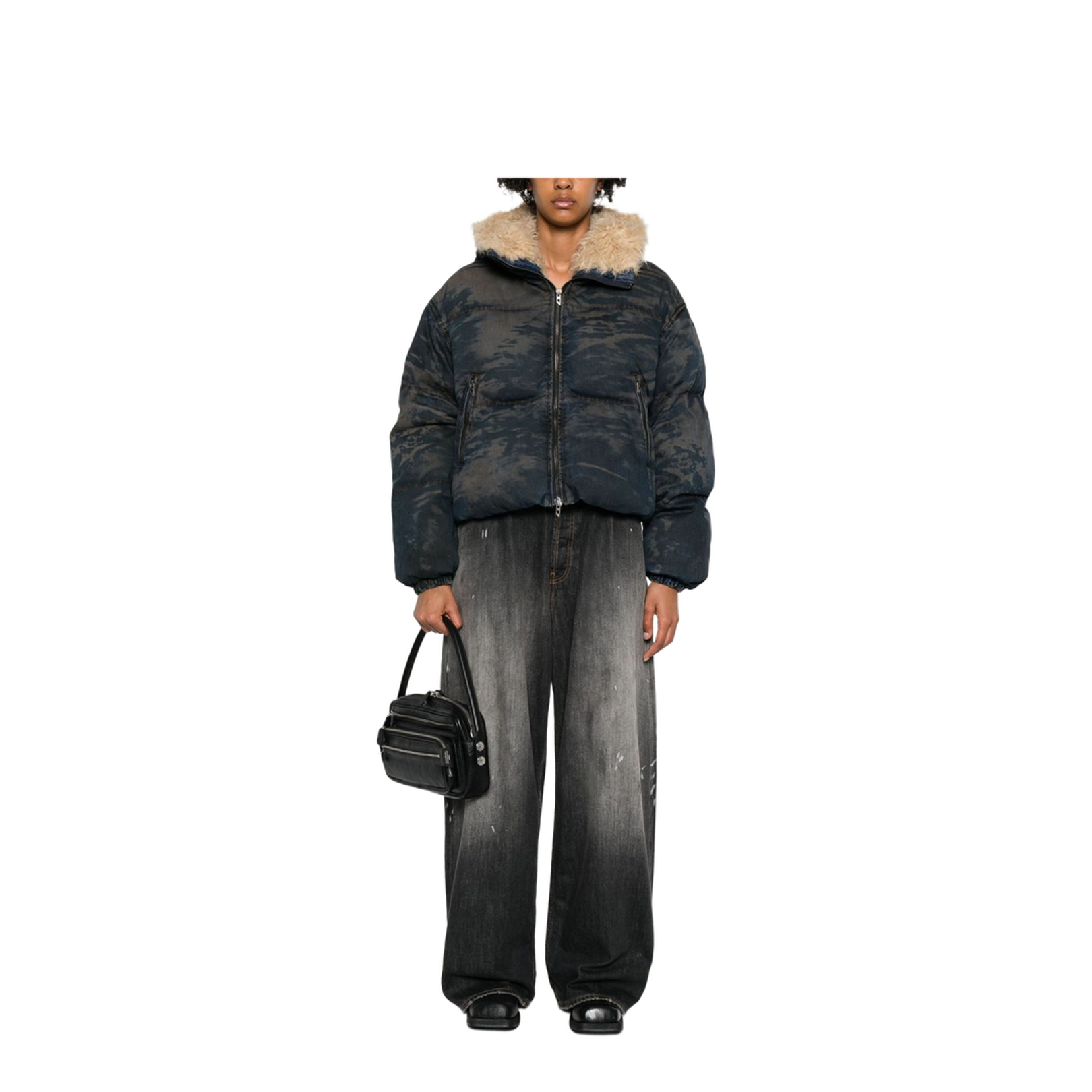 Denim Cotton Jeans - Black