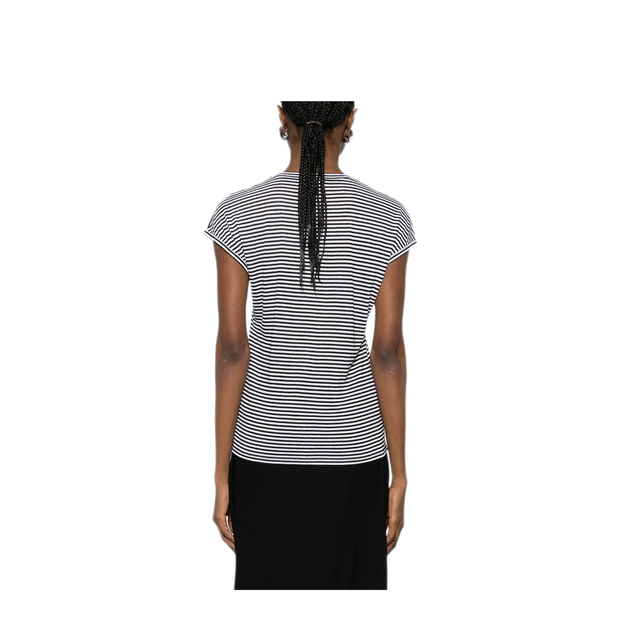 MAYFEYR - Tom Ford - Striped Viscose T-Shirt - TSJ630JEX187NWA