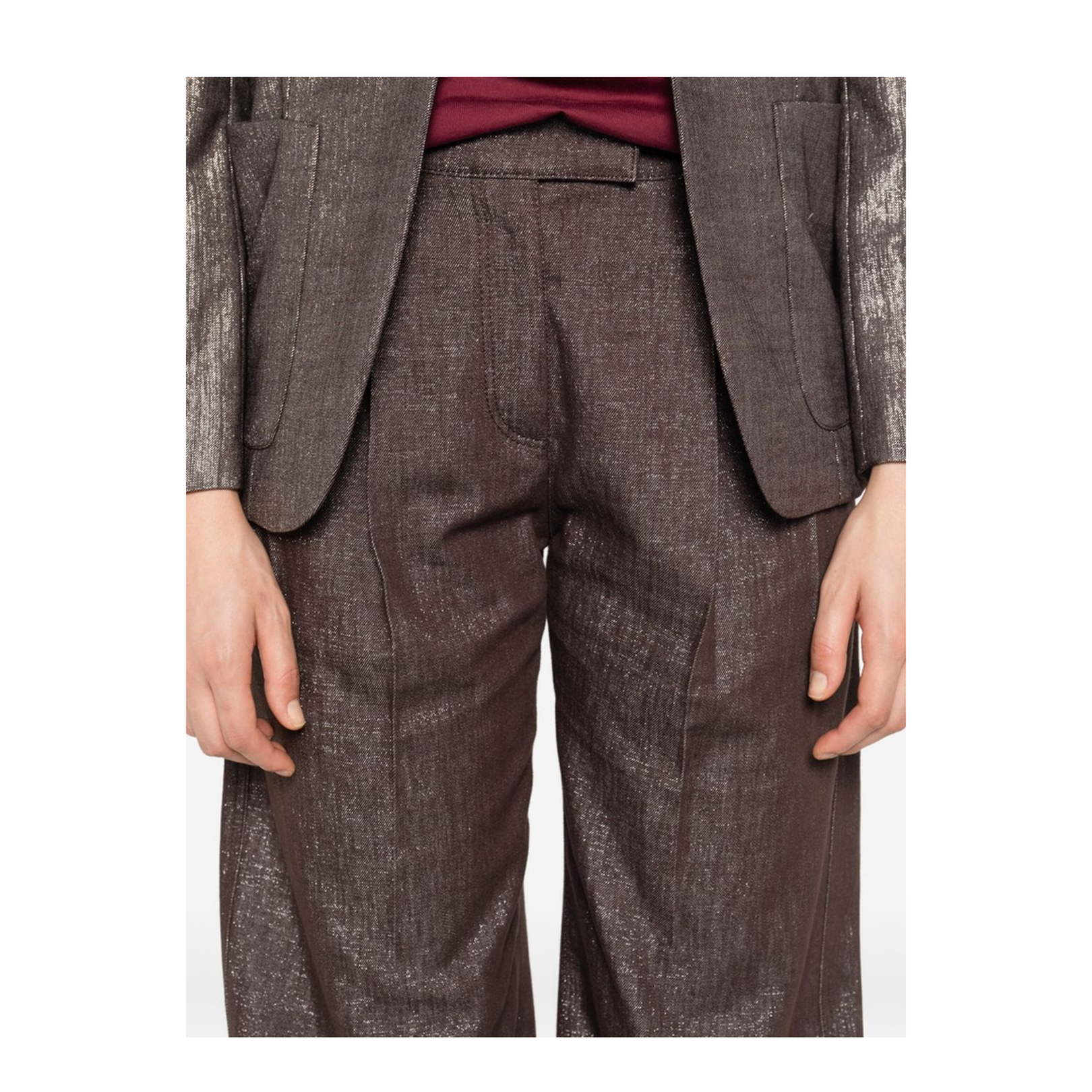 Cotton Blend Trousers