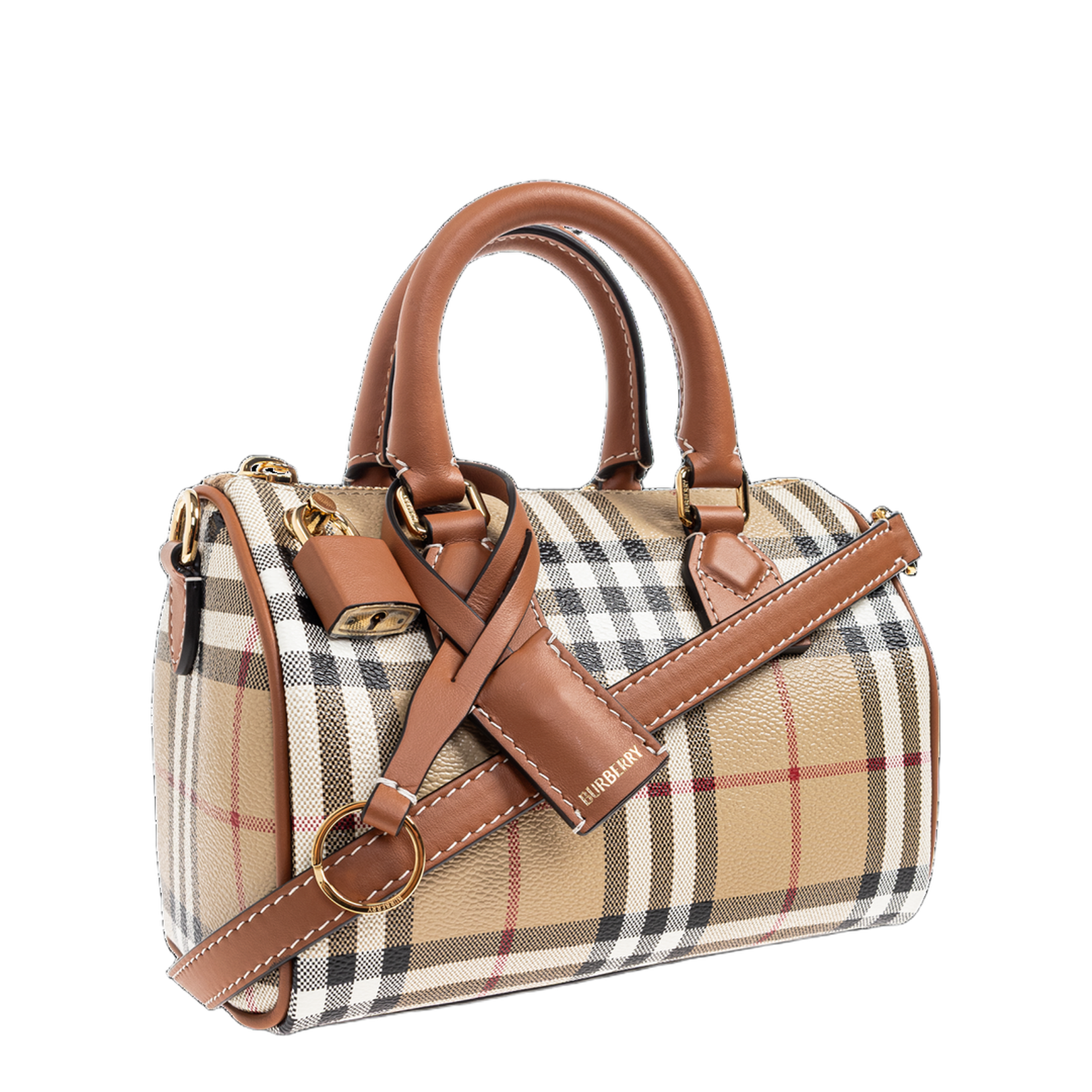 Mini Check Bowling Bag