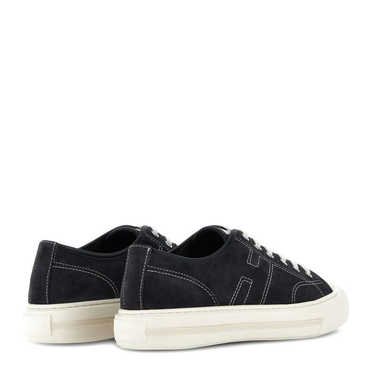 MAYFEYR - Hogan - Rebel Suede Sneakers With Stitched H - HXM6910FZ60UYD01VU