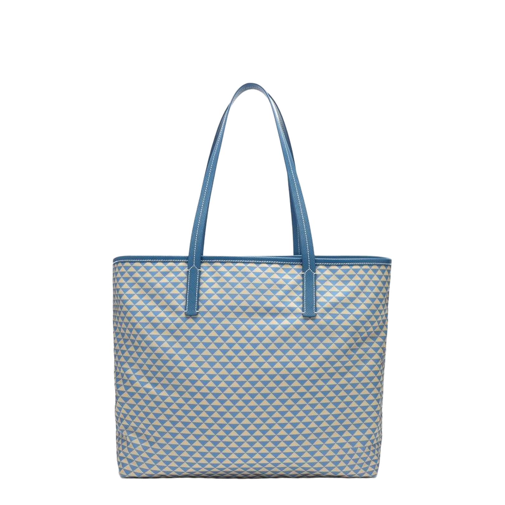 Light Blue Bag in Printed Re-Nylon
